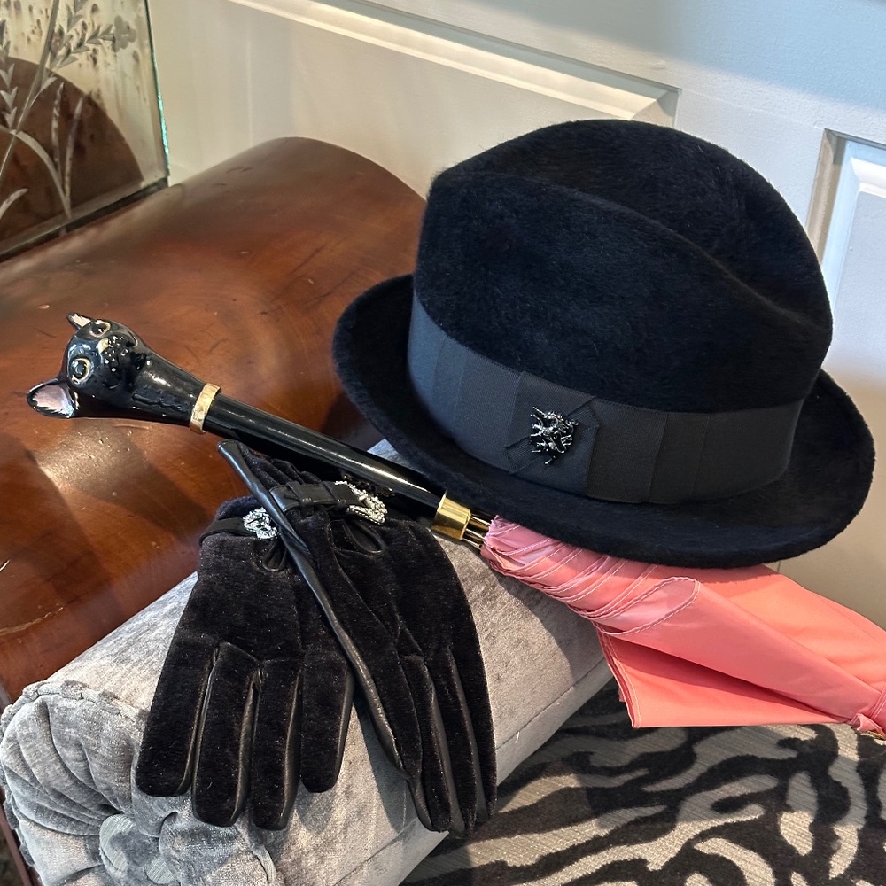 Philip Treacy Wool Boucle' Trilby BNIB